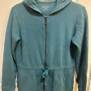 Pendleton women Teal Zip-Up Hoodie